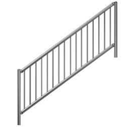 Vertical Stair End Post Set -50.8 (2 X Posts)