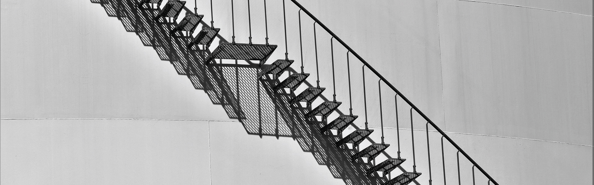 Steel stairs